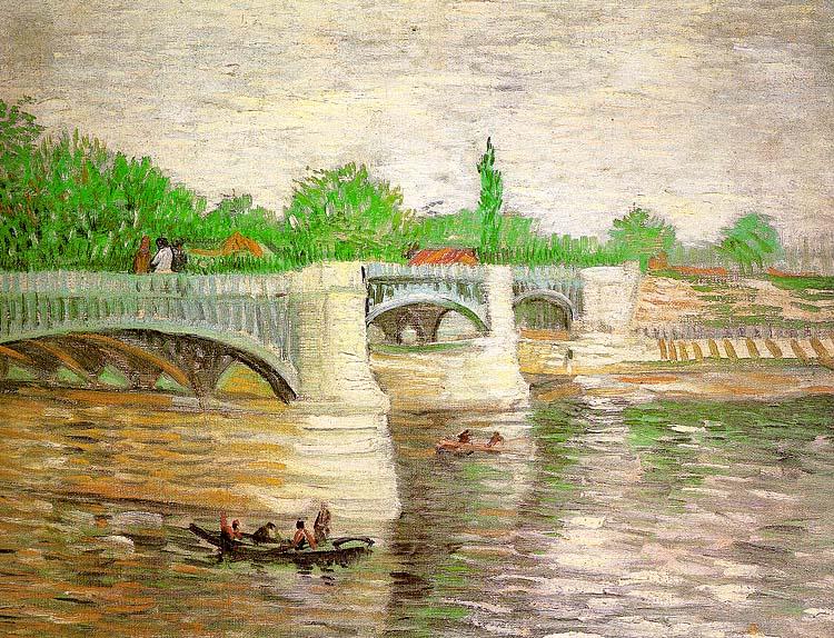 Vincent Van Gogh The Seine with the Pont de la Grand Jatte